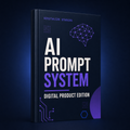 The AI Prompt System digital prompt library by Digitalize Studios
